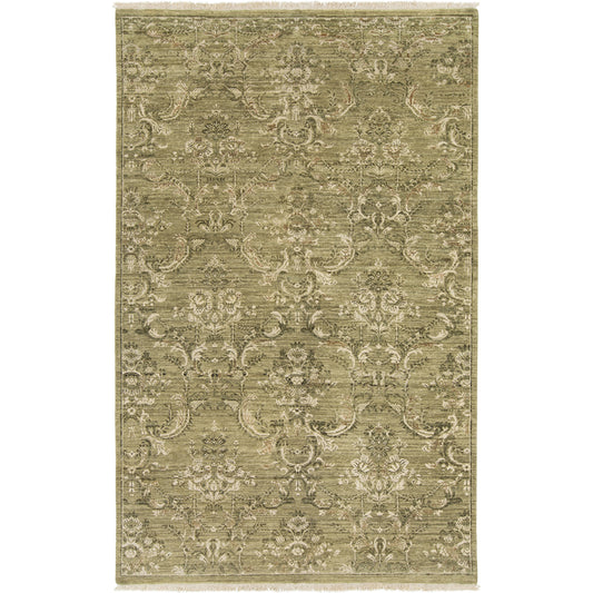 Cumberland Rug - 13188 by Surya in olive, beige. Made from 75% wool, 20% cotton, 5% viscose in a unique style.