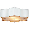 Sugar White, Coontemporary Gold Leaf