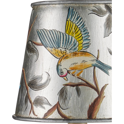 Victoria Tapered Chandelier Shade by Currey and Company. Made from metal in a cottage & farmhouse style.