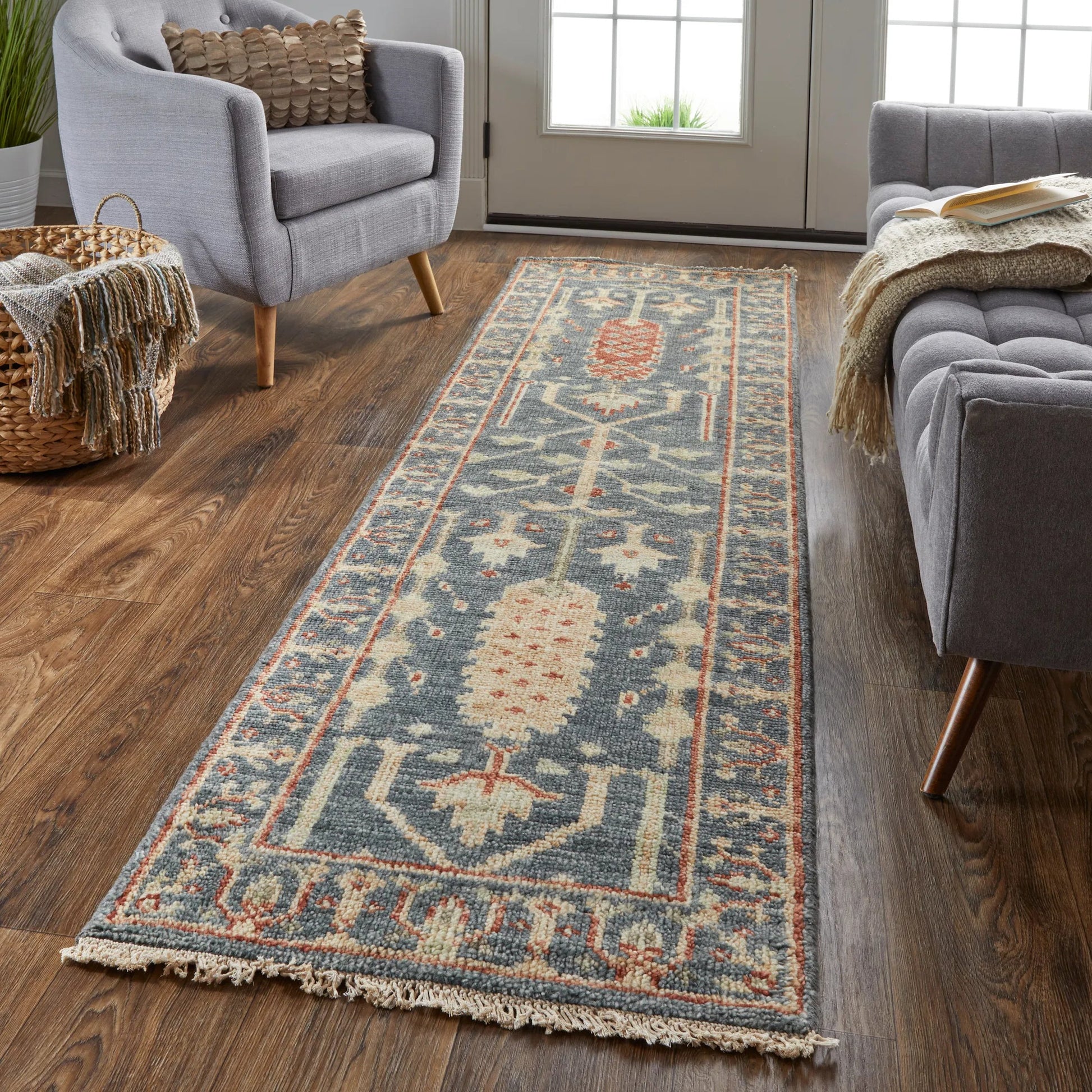 Carrington Traditional Oriental Rug - 6499F by Feizy in blue, red, gold. Made from wool in a unique style.