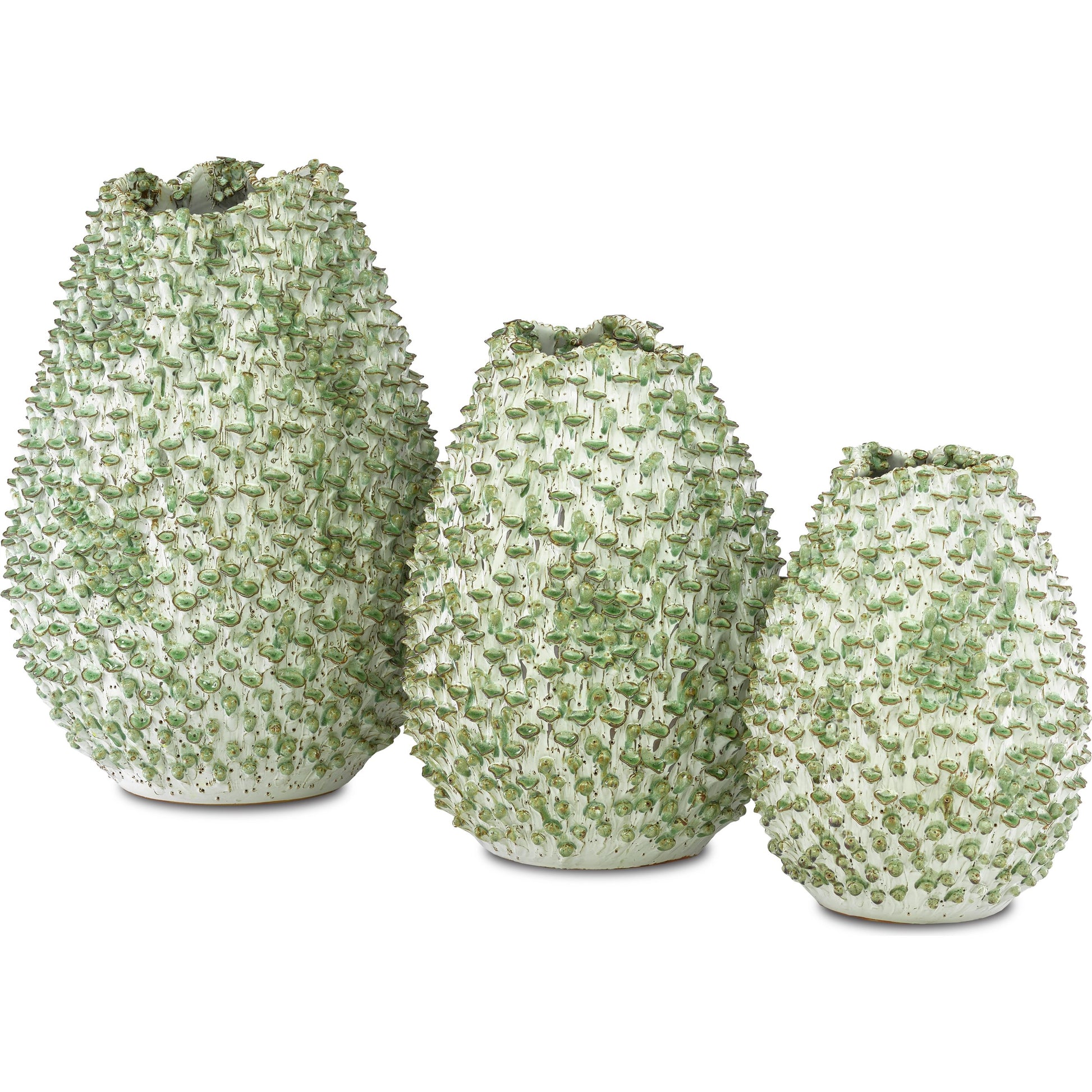 Milione Vase by Currey and Company. Made from ceramic in a coastal style.