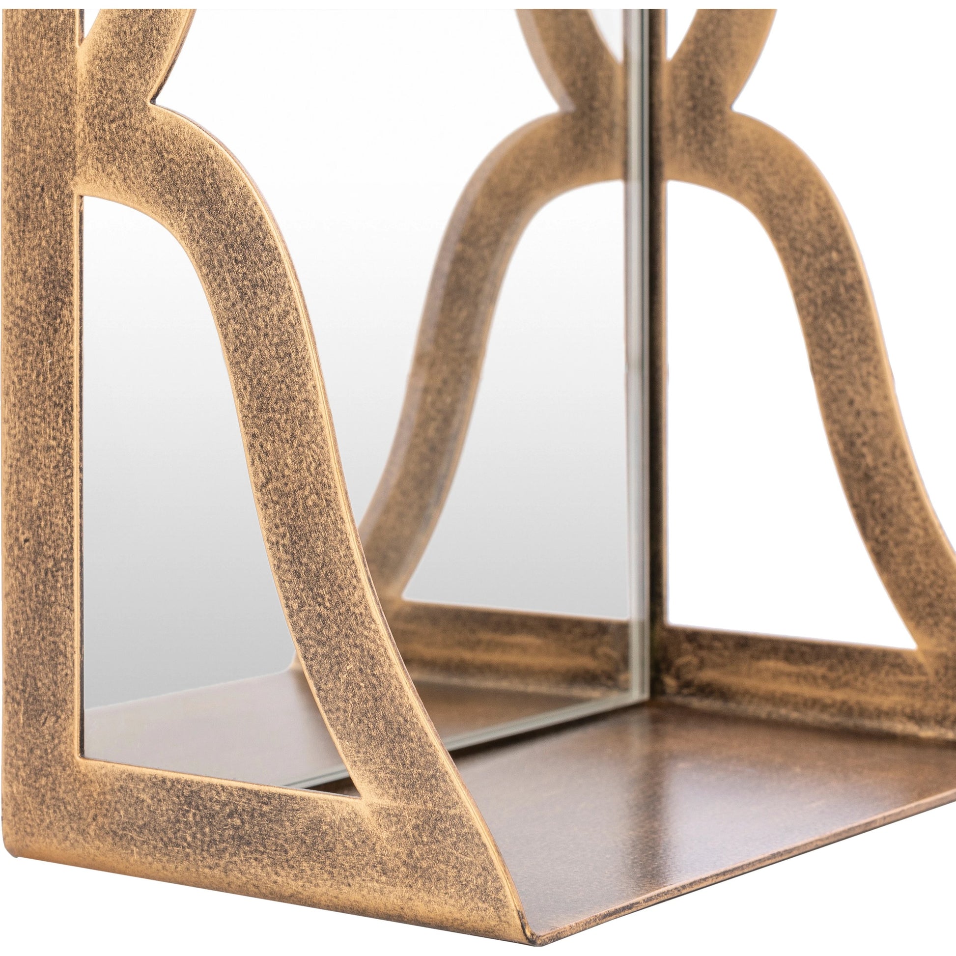 Cabriole - 30063 (Set of 2) by Surya in gold and powder coated. Made from metal in a transitional style.
