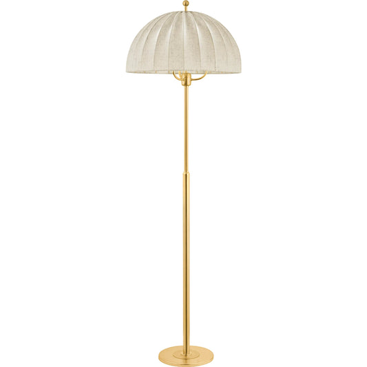 000 SI-2374403 | Primary Silo | Palmetto Floor Lamp by Hudson Valley in aged brass. Made from steel in a unique style.