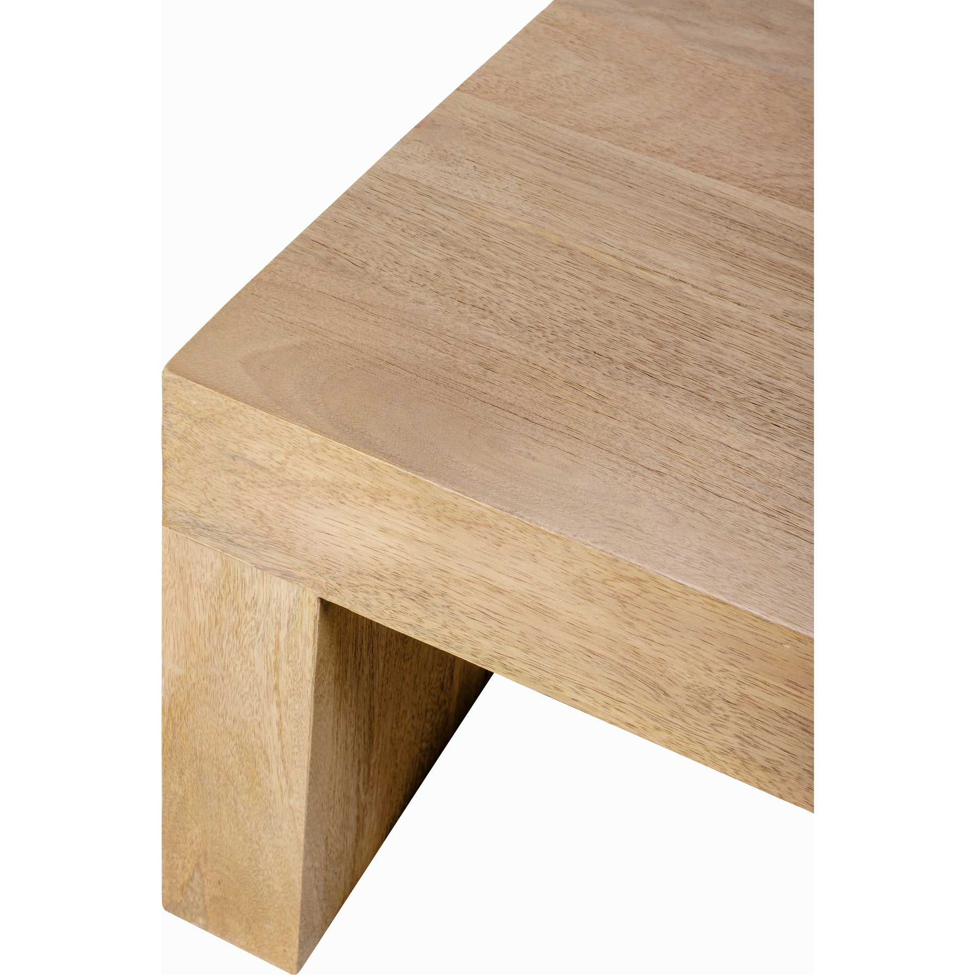 Coburn Coffee Table - 530927 by Surya in brown and natural. Made from top: mango wood, base: mango wood in a modern style.