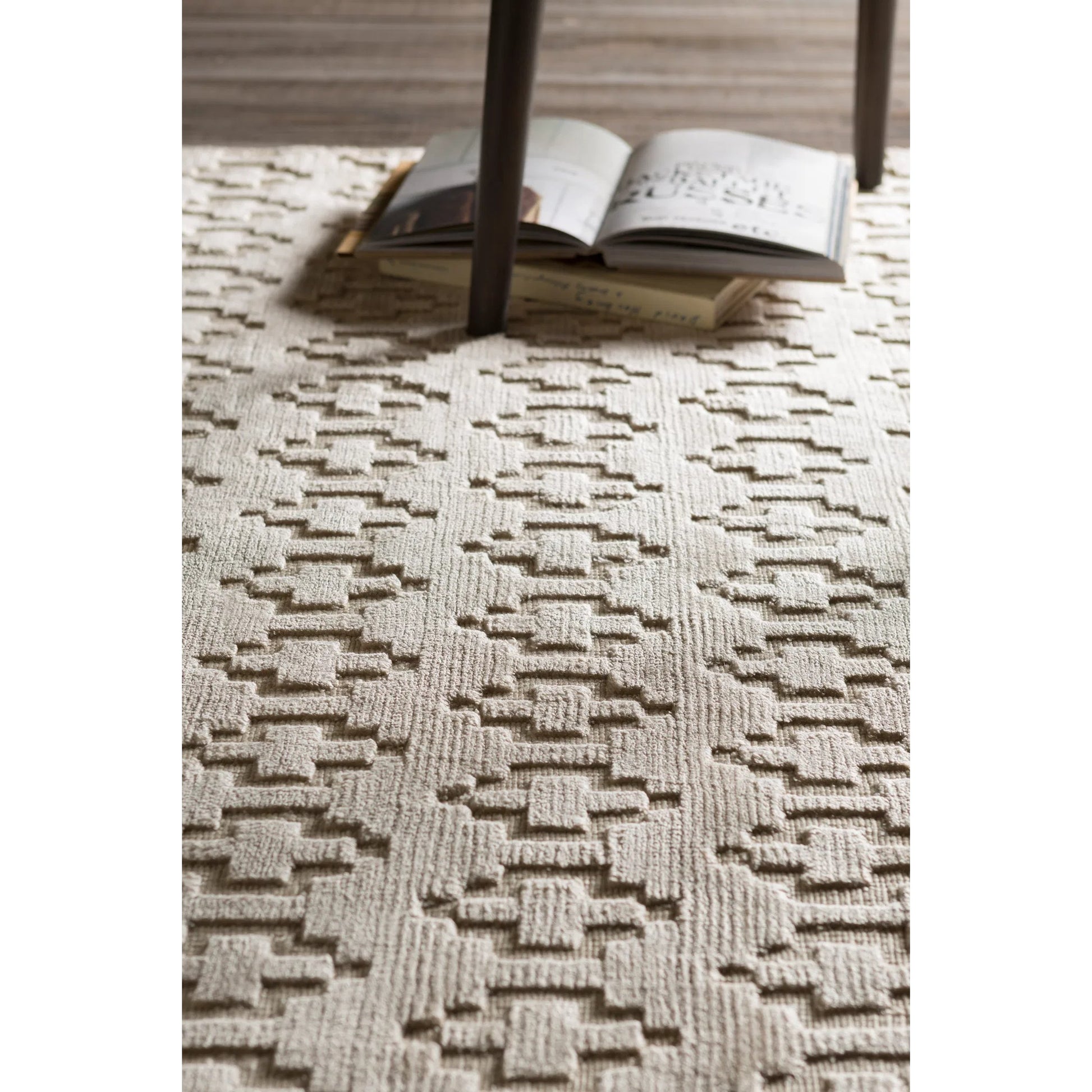 Castlebury Rug - 12626 by Surya in cream. Made from 20% cotton, 80% viscose in a unique style.