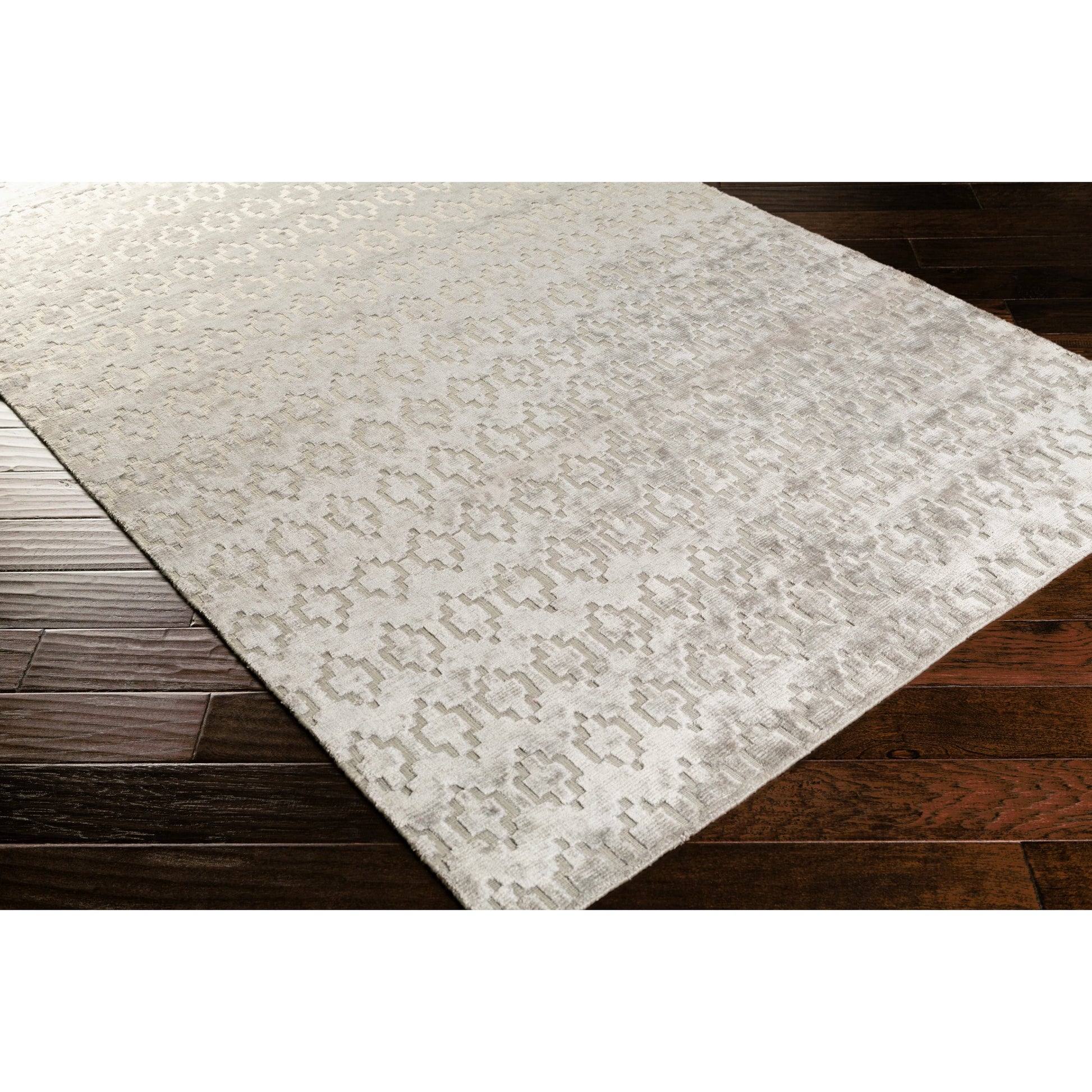 Castlebury Rug - 12626 by Surya in cream. Made from 20% cotton, 80% viscose in a unique style.