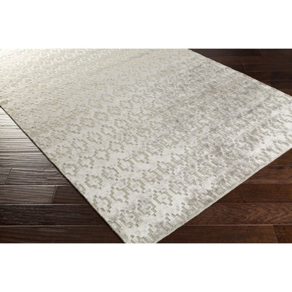 Castlebury Rug - 12626 by Surya in cream. Made from 20% cotton, 80% viscose in a unique style.