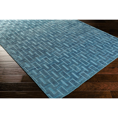 Castlebury Rug - 12627 by Surya in blue. Made from 100% viscose in a unique style.