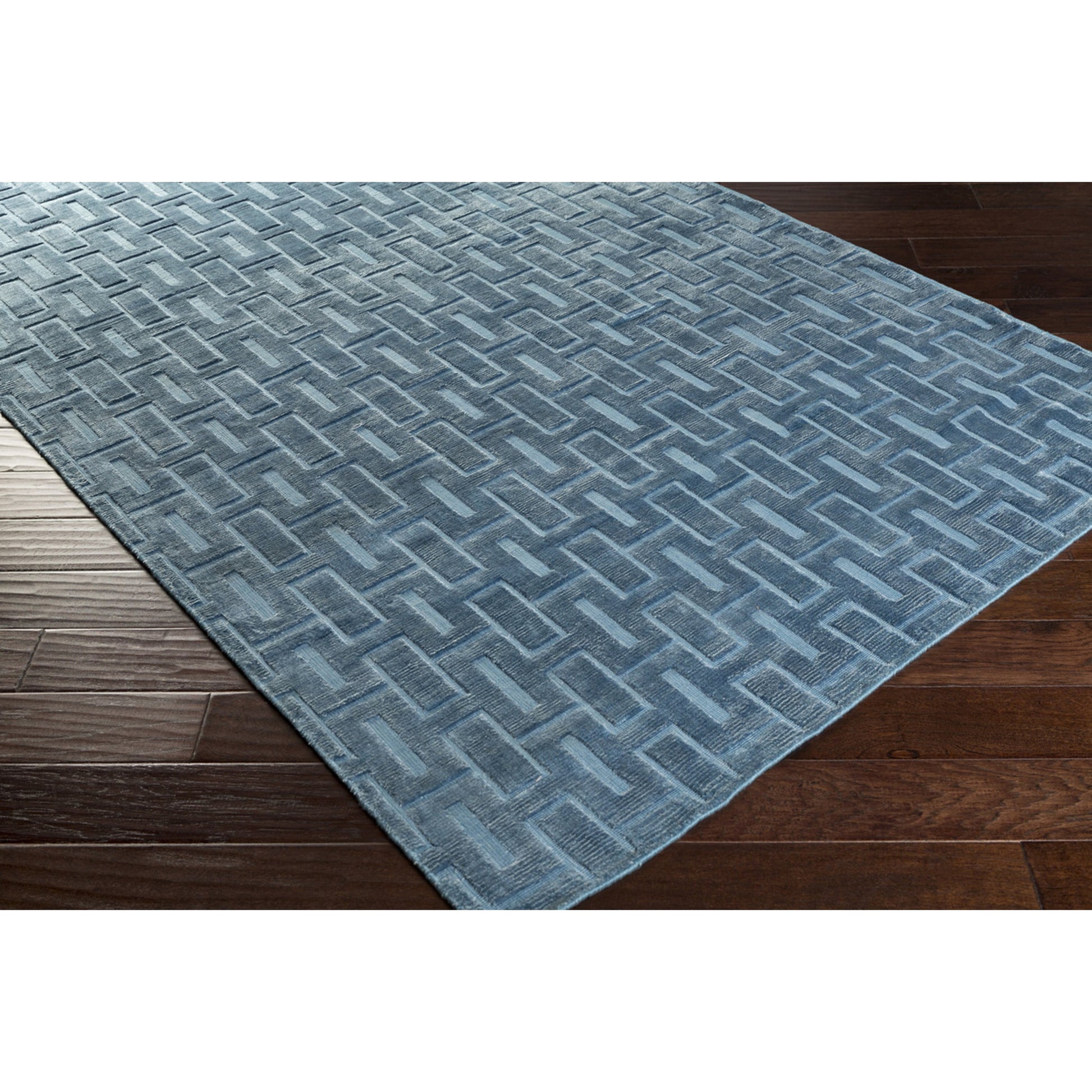 Castlebury Rug - 12627 by Surya in blue. Made from 100% viscose in a unique style.