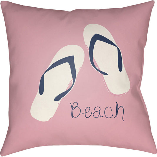 Carolina Coastal Pillow - 27560 by Livabliss. Made from front: 100% polyester, back: 100% polyester in a coastal style.
