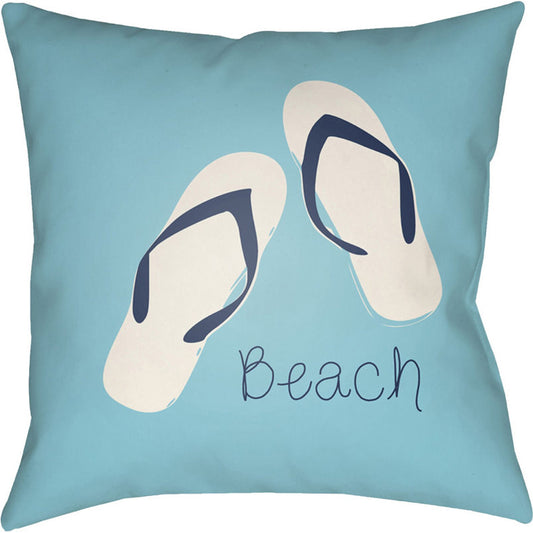 Carolina Coastal Pillow - 27560 by Livabliss. Made from front: 100% polyester, back: 100% polyester in a coastal style.
