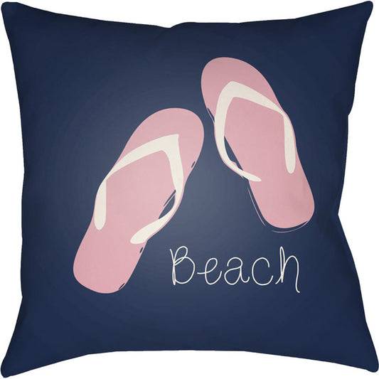 Carolina Coastal Pillow - 27560 by Livabliss. Made from front: 100% polyester, back: 100% polyester in a coastal style.