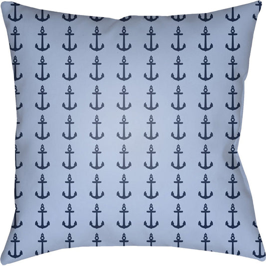 Carolina Coastal Pillow - 27560 by Livabliss. Made from front: 100% polyester, back: 100% polyester in a coastal style.