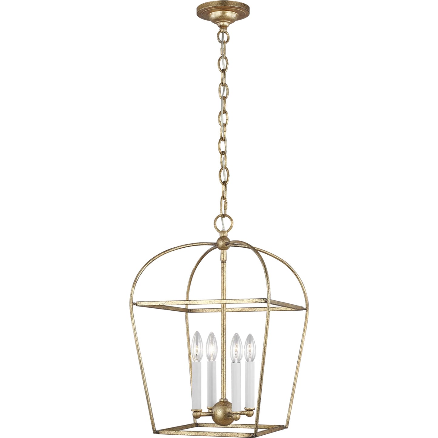 001 SI-2233955 | Primary Silo | Stonington Small Lantern by Visual Comfort & Co. in antique gild. Made from steel in a cottage & farmhouse style.