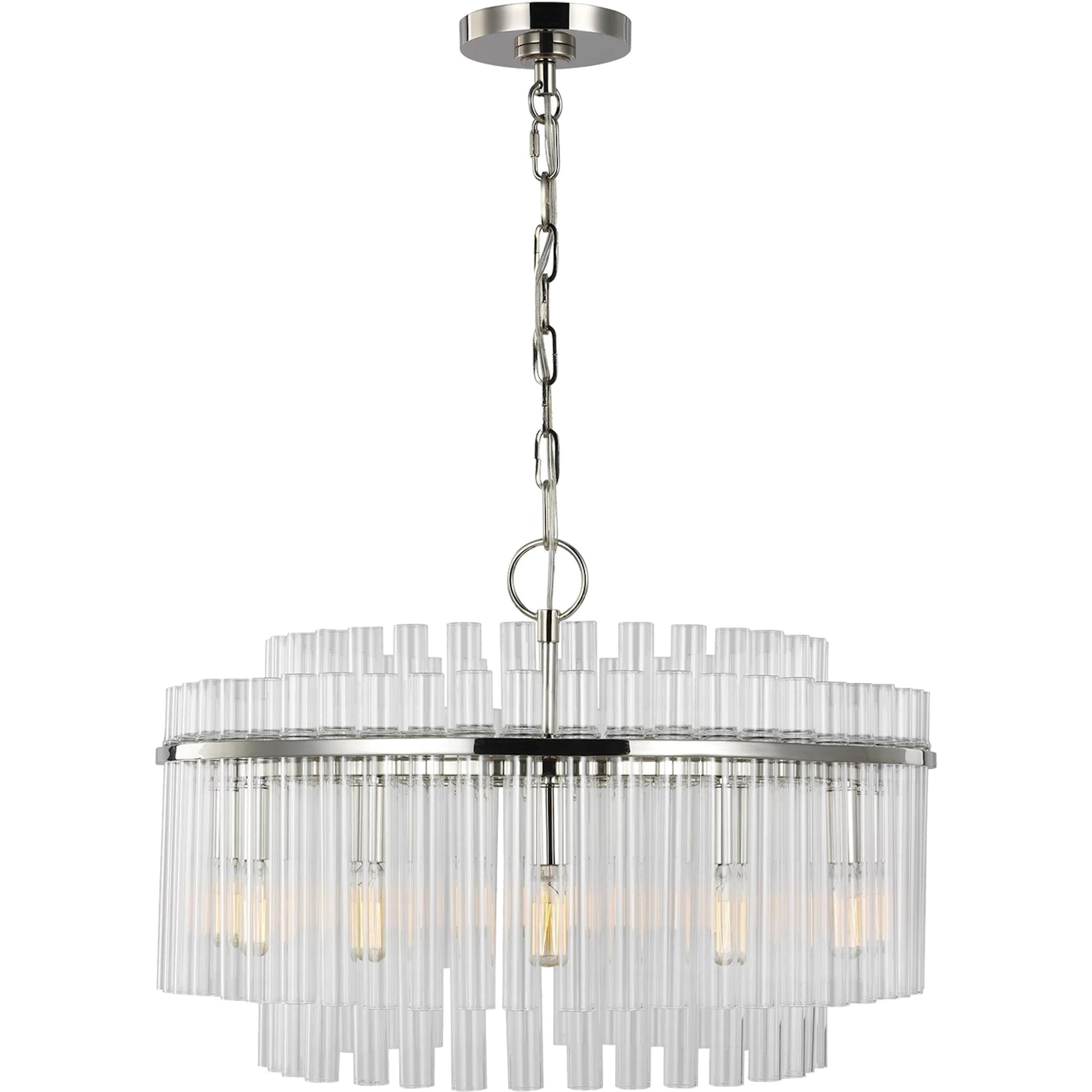 Beckett Medium Chandelier by Visual Comfort & Co.. Made from steel in a unique style.