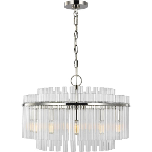Beckett Medium Chandelier by Visual Comfort & Co.. Made from steel in a unique style.