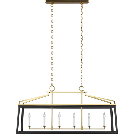 Carlow Linear Lantern by Visual Comfort & Co.. Made from steel in a unique style.