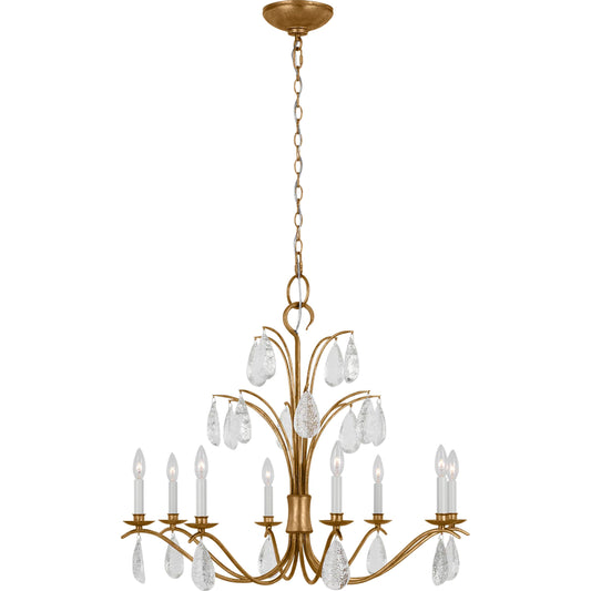 Shannon Large Chandelier by Visual Comfort & Co.. Made from steel in a unique style.
