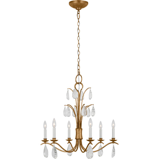 Shannon Medium Chandelier by Visual Comfort & Co.. Made from steel in a unique style.
