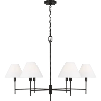 Ridgewood Chandelier by Visual Comfort & Co.. Made from steel in a traditional style.