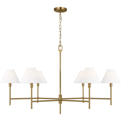 Ridgewood Chandelier by Visual Comfort & Co.. Made from steel in a traditional style.