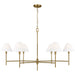 Ridgewood Chandelier by Visual Comfort & Co.. Made from steel in a traditional style.