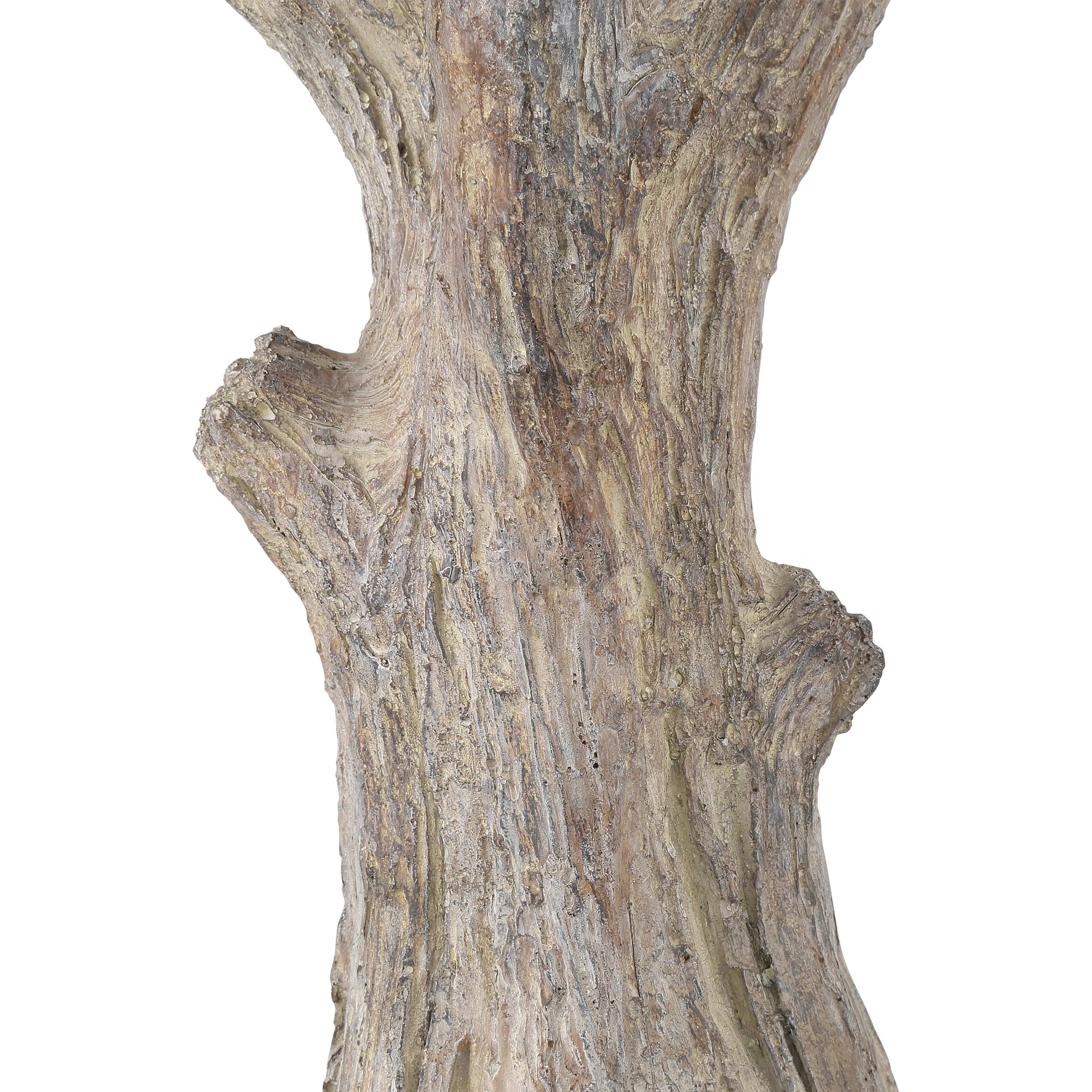 Rafaela Flameless LED Candelabra by Currey and Company in dark brown. Made from composite in a rustic style.
