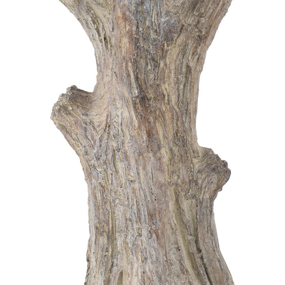 Rafaela Flameless LED Candelabra by Currey and Company in dark brown. Made from composite in a rustic style.