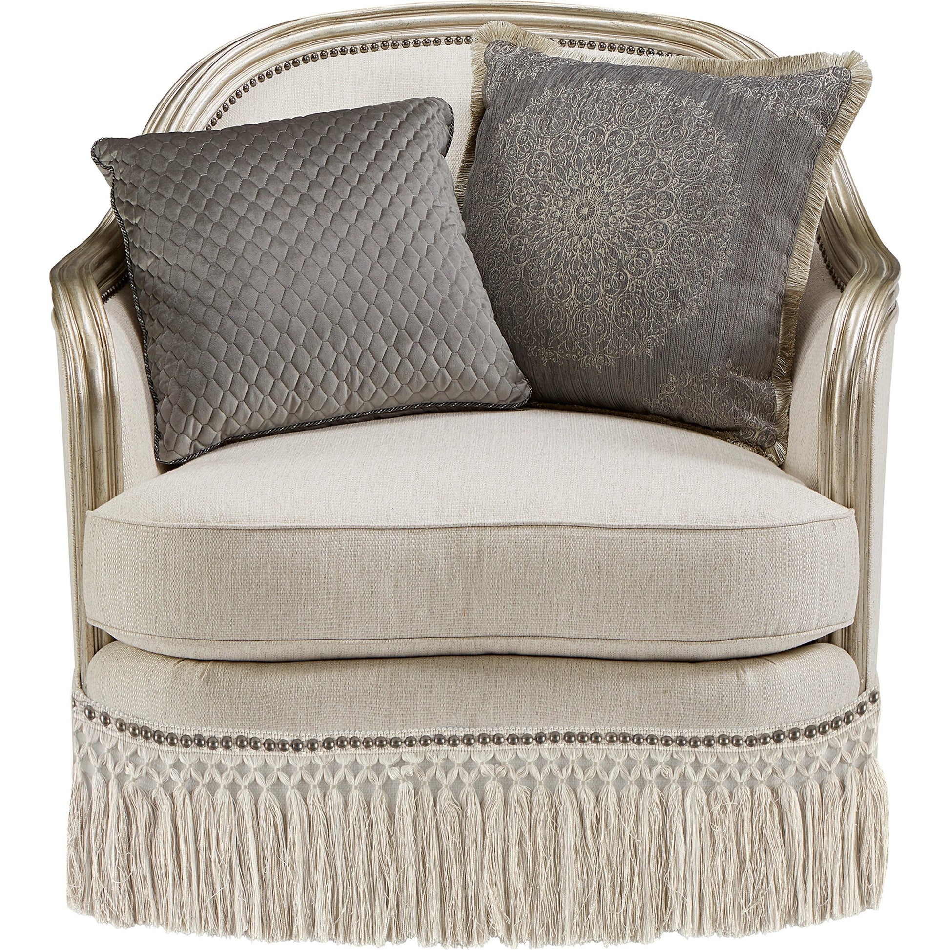 Giovanna Bezel Matching Chair by A.R.T. Furniture in beige. Made from unique in a transitional style.