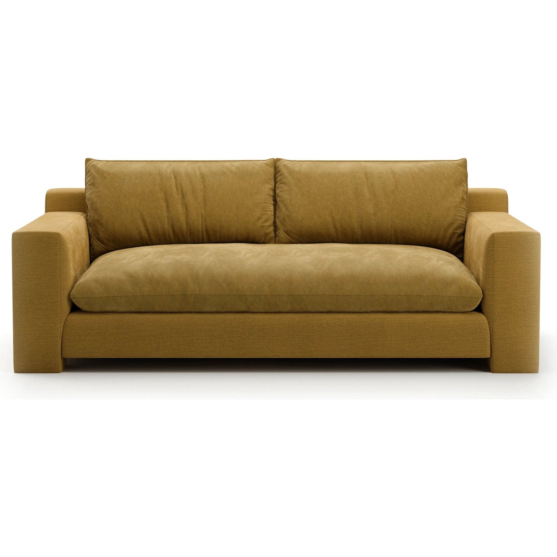 Devon 84" Sofa by Caracole in camel. Made from unique in a eclectic & global style.