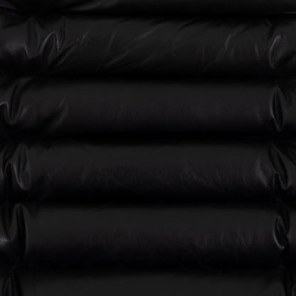 Malibu Desk Chair by Four Hands in rider black. Made from top grain leather, aluminum, 100% polyester in a modern style.