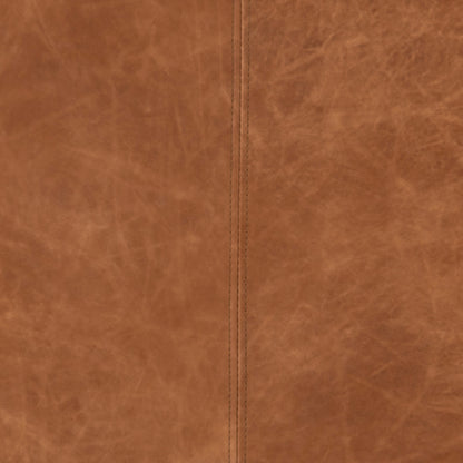 Williams Leather Chair by Four Hands in natural washed camel, weathered ash. Made from top grain leather, solid ash, 100% polyester in a rustic style.