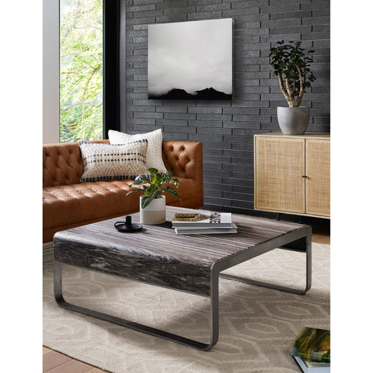 Williams Leather Sofa by Four Hands in natural washed camel. Made from top grain leather, solid ash, 100% polyester in a rustic style.