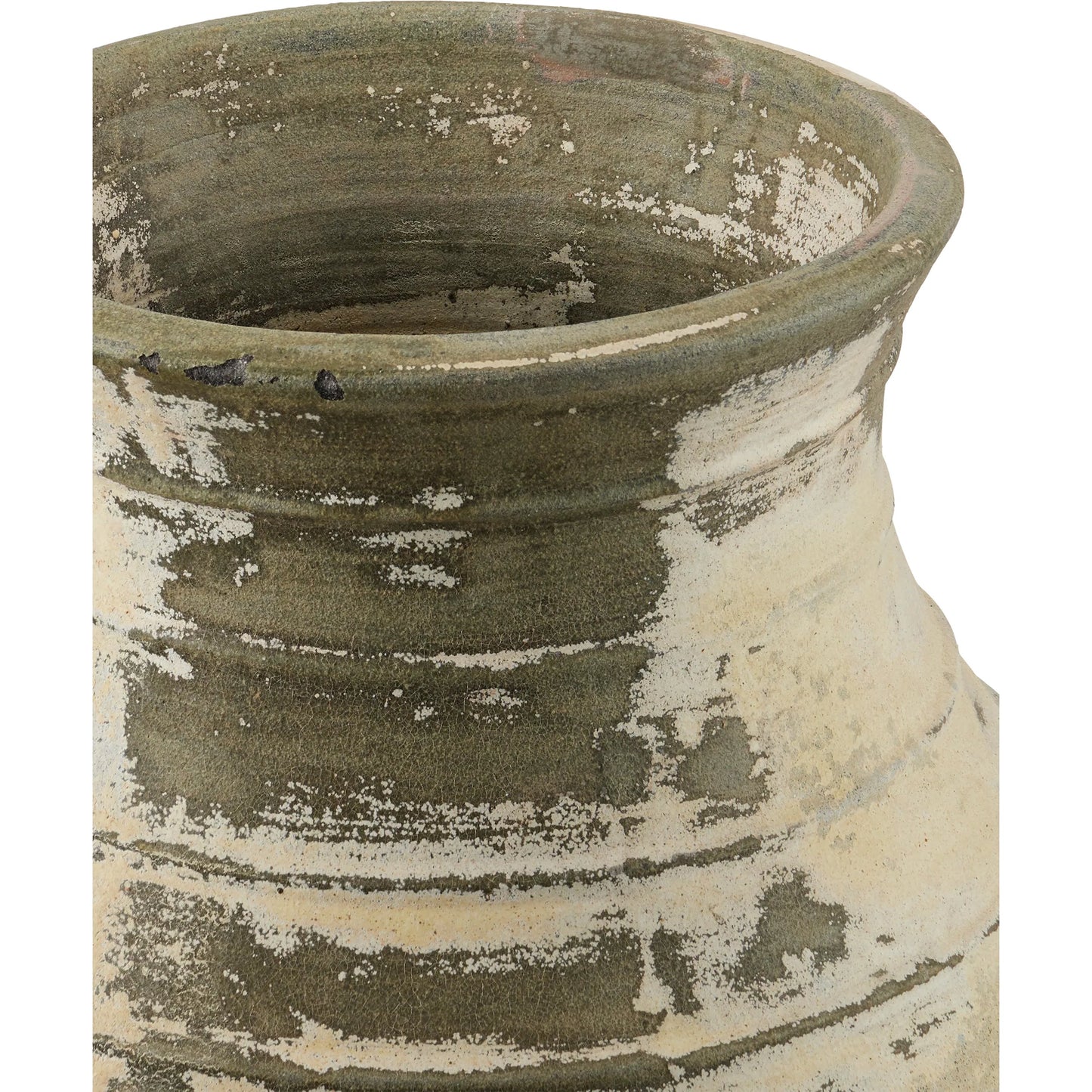 009 SI-2257254 | Closeup | Ragusa Urn by Currey and Company. Made from terracotta in a rustic style.