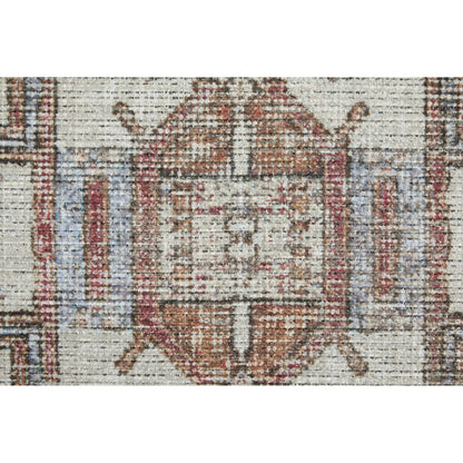 Percy Transitional Rug - 39ANF by Feizy in ivory, orange, brown. Made from polyester in a unique style.