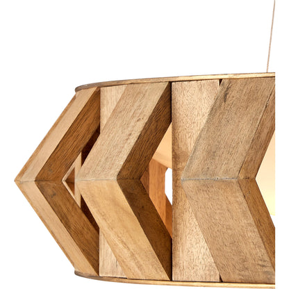 Plunge Chandelier by Currey and Company in toffee, brass, white. Made from wood, wrought iron, composite in a modern style.