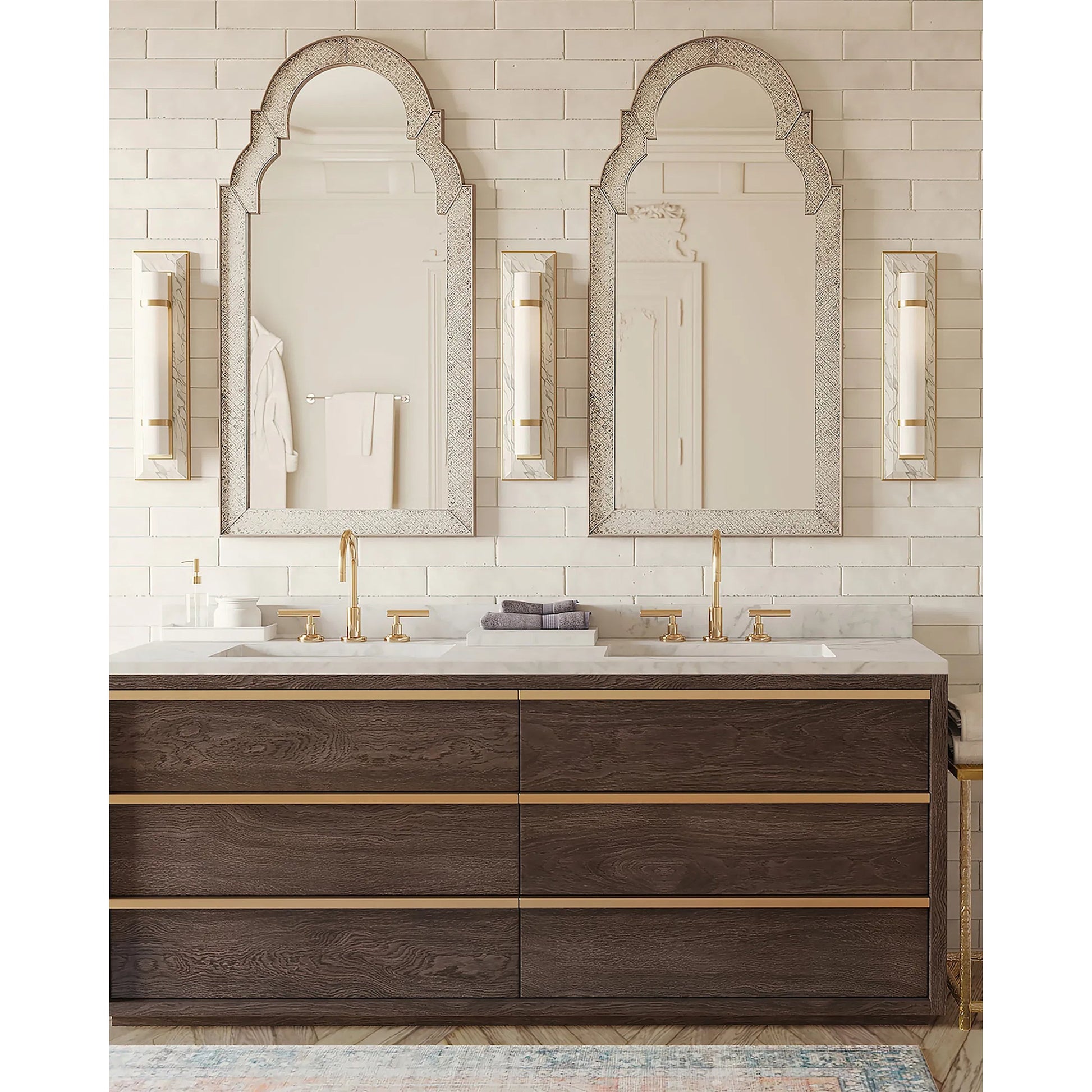 Bruneau Wall Sconce by Currey and Company. Made from alabaster, steel, glass in a modern style.