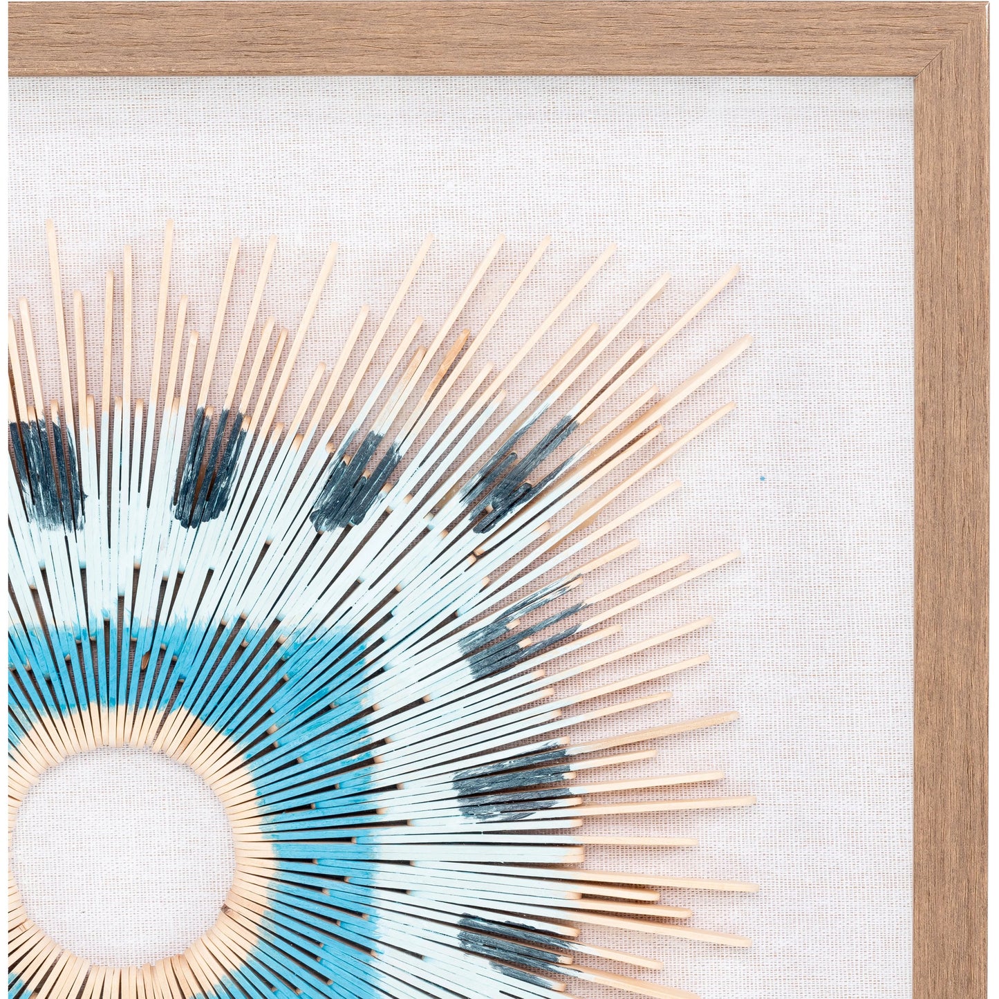 002 SI-1879475 | Closeup | Chromatic - 28016 (Set of 2) by Surya in blue and textured. Made from wood, 100% polystyrene in a eclectic & global style.