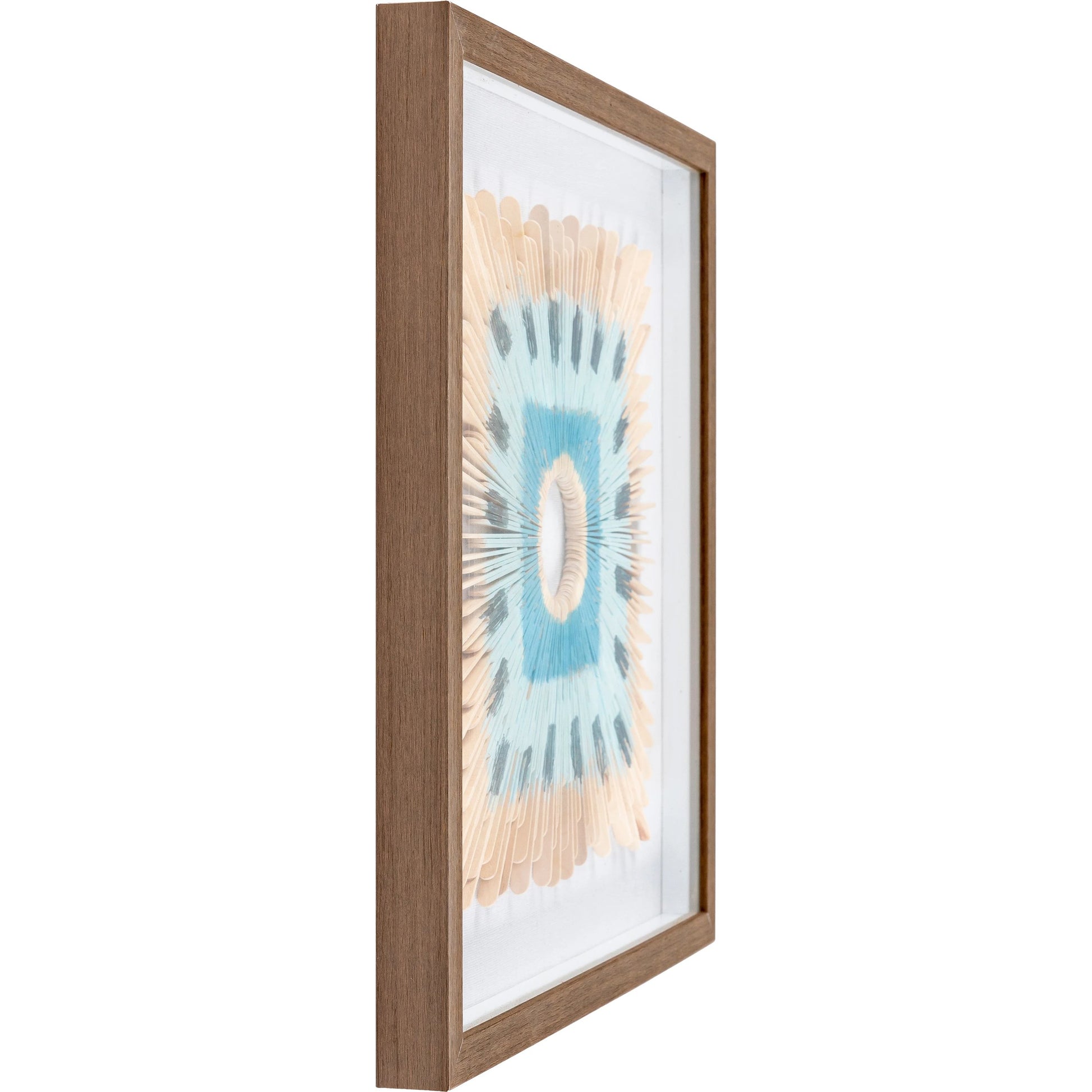 Chromatic - 28016 (Set of 2) by Surya in blue and textured. Made from wood, 100% polystyrene in a eclectic & global style.