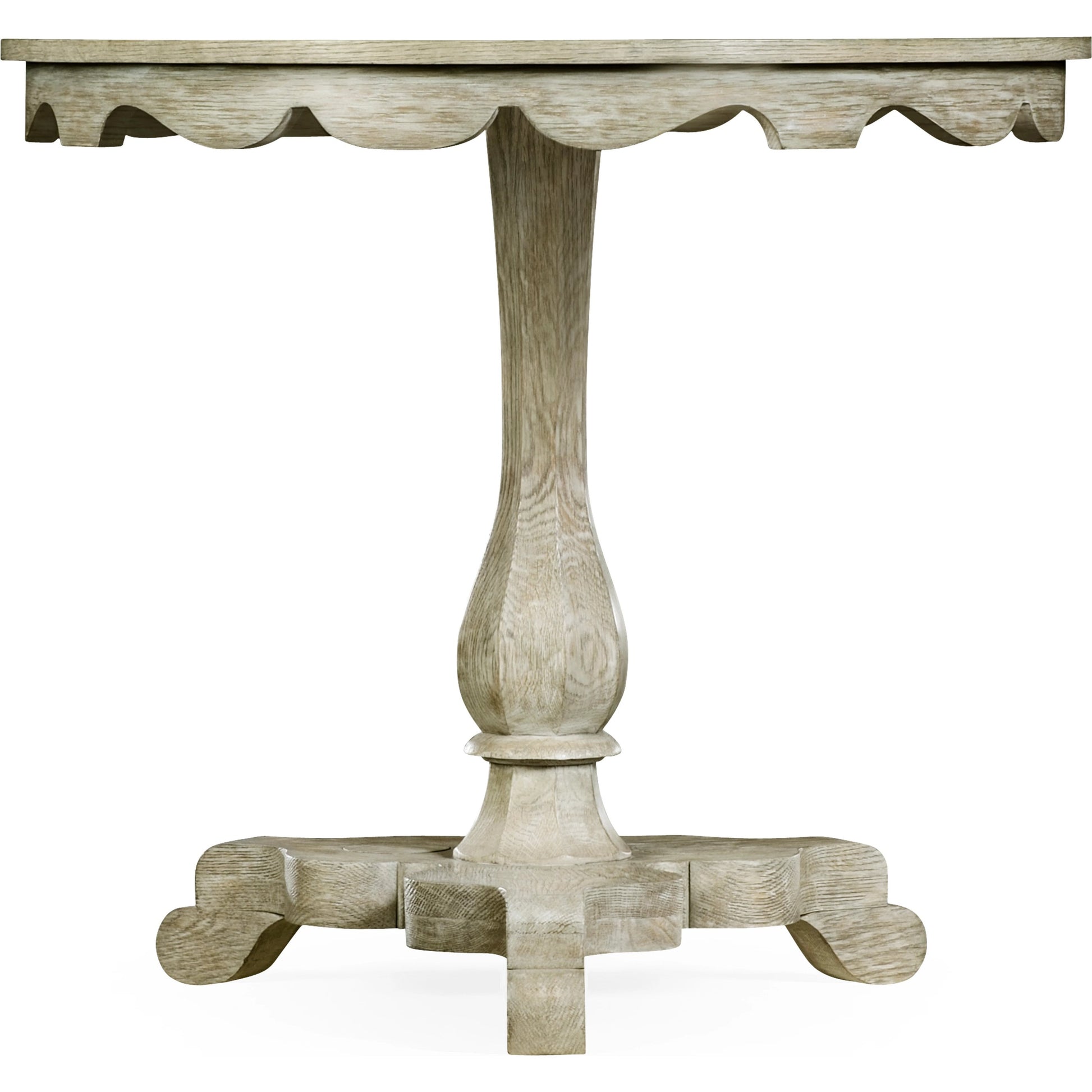 William Yeoward Overbury Breakfast Table by Jonathan Charles in grey and greyed oak. Made from oak in a cottage & farmhouse style.