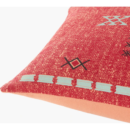 Cactus Silk Pillow - 36832 by Surya in slate, white, deep teal, blue, burnt orange. Made from 100% cotton in a eclectic & global style.