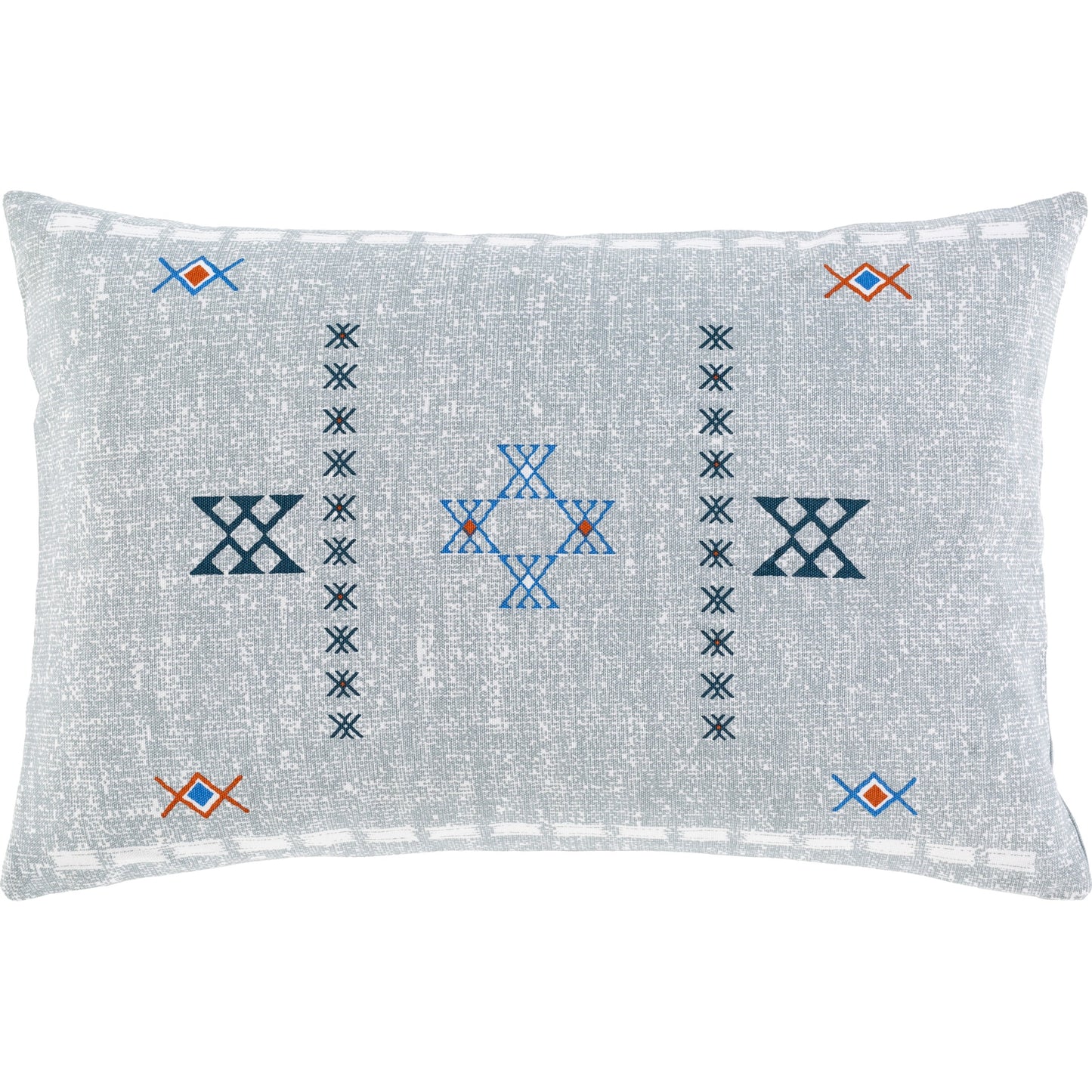 001 SR-879752,SR-879753 | Primary Silo | Cactus Silk Pillow - 36832 by Surya in slate, white, deep teal, blue, burnt orange. Made from 100% cotton in a eclectic & global style.