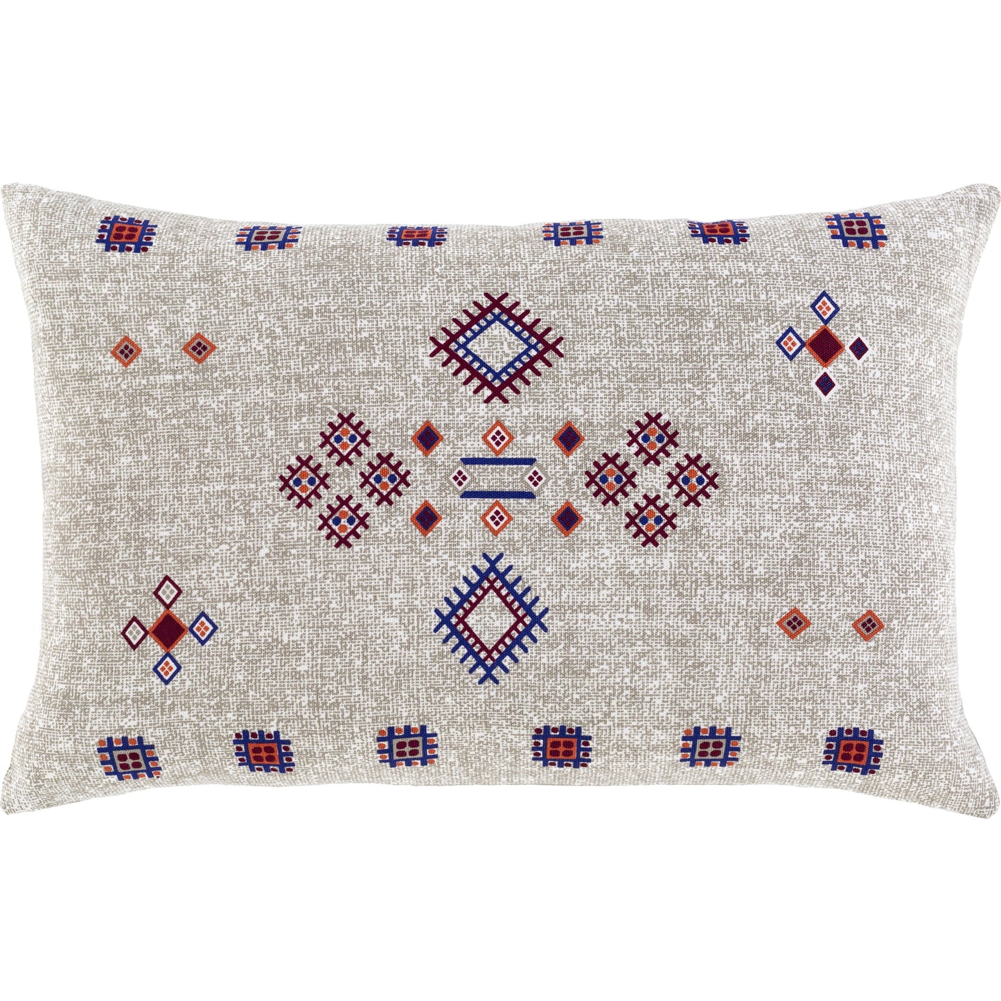 001 SI-1878453,SI-1878454 | Primary Silo | Cactus Silk Pillow - 8319 by Surya in medium gray, burgundy, navy, burnt orange, white. Made from 100% cotton in a eclectic & global style.
