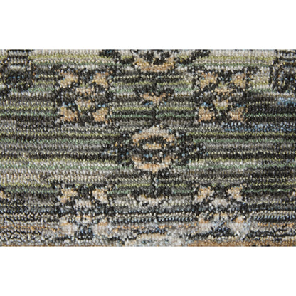 Augustine Traditional AUG39TWF Rug by Feizy in green, ivory, black. Made from polypropylene, polyester in a unique style.