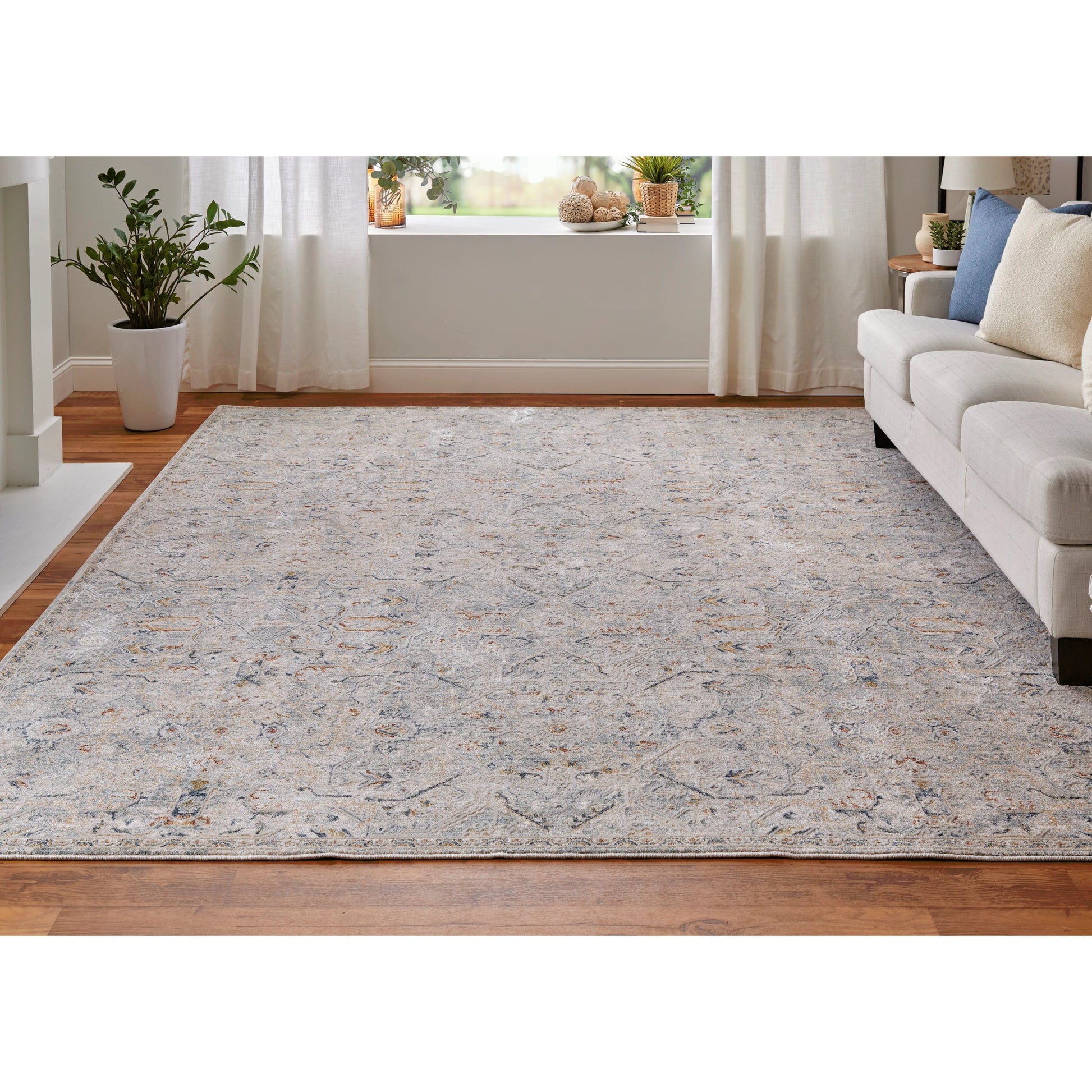Pasha Transitional Rug - 39M6F by Feizy. Made from polyester in a unique style.