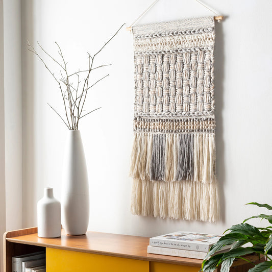 Cordoba - 26190 by Livabliss in light beige, light gray. Made from 70% wool, 20% polyester, 10% cotton in a unique style.