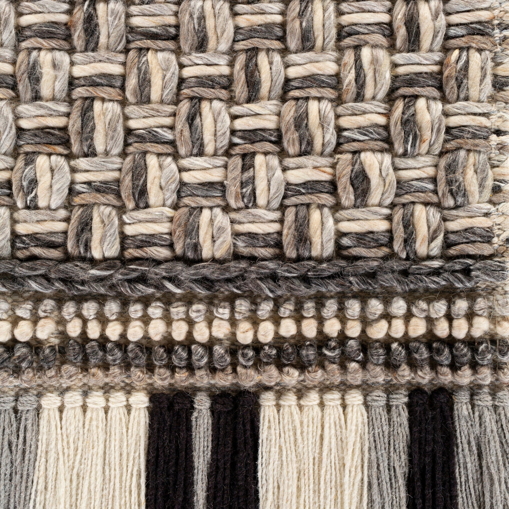 Cordoba - 26190 by Livabliss in light beige, light gray. Made from 70% wool, 20% polyester, 10% cotton in a unique style.