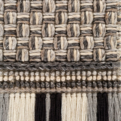 Cordoba - 26190 by Livabliss in light beige, light gray. Made from 70% wool, 20% polyester, 10% cotton in a unique style.