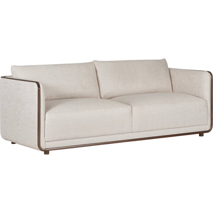 Sagrada Sofa, C-Ivory by A.R.T. Furniture in hazel. Made from parrwood in a transitional style.