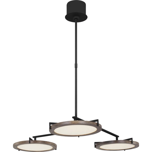 Shuffle Medium Chandelier by Visual Comfort & Co.. Made from aluminum or brass in a unique style.